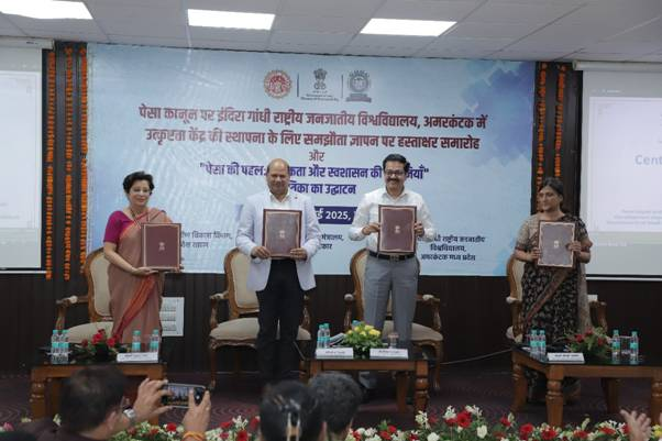 IGNTU becomes hub of tribal empowerment with the establishment of new centre of excellence on PESA 